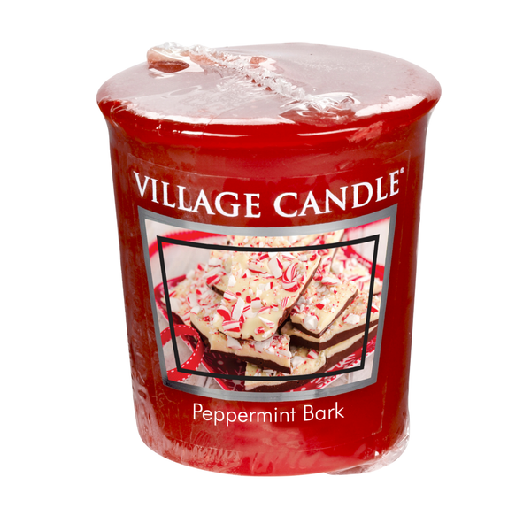 Village Candle Votive - Peppermint Bark