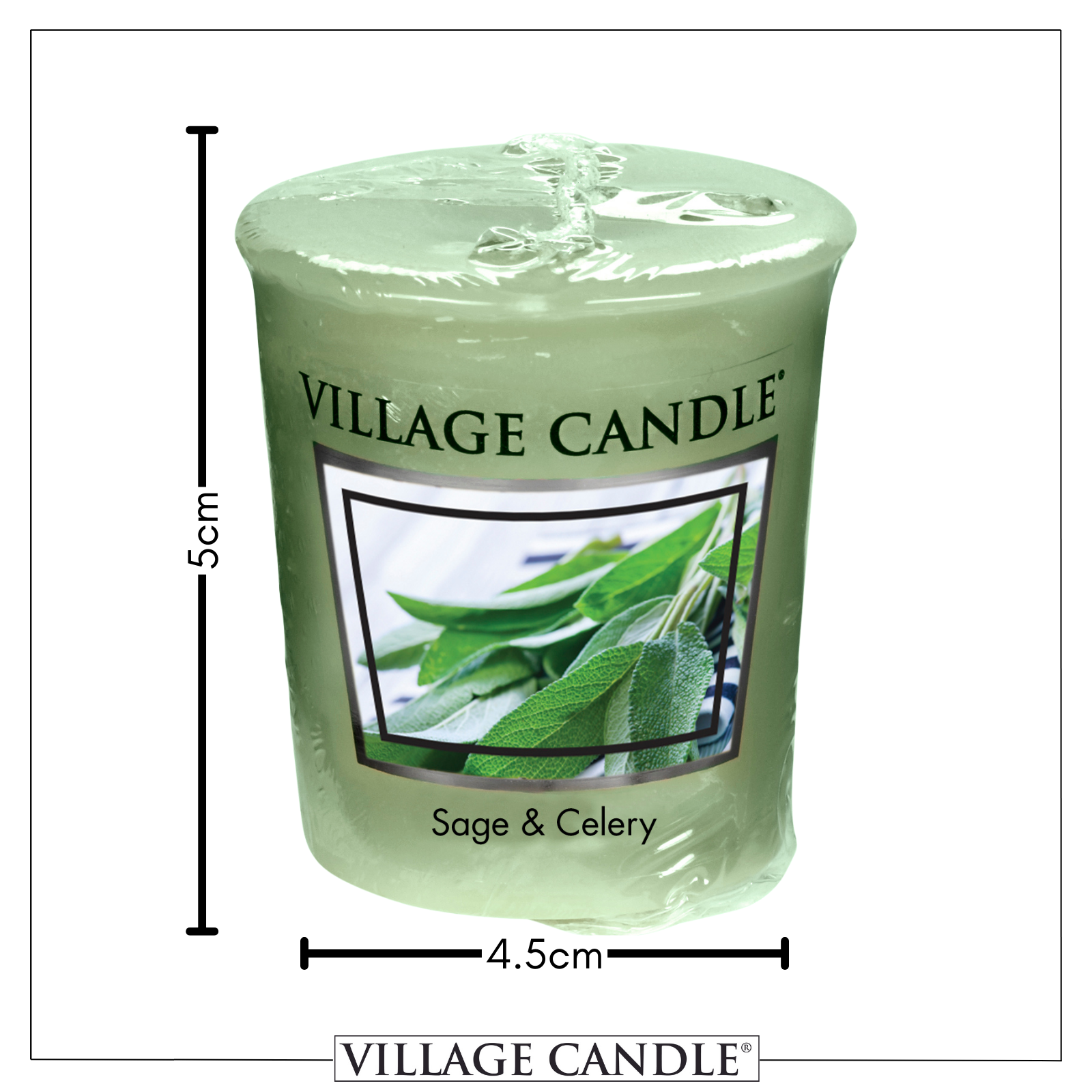 Village Candle Votive - Sage & Celery