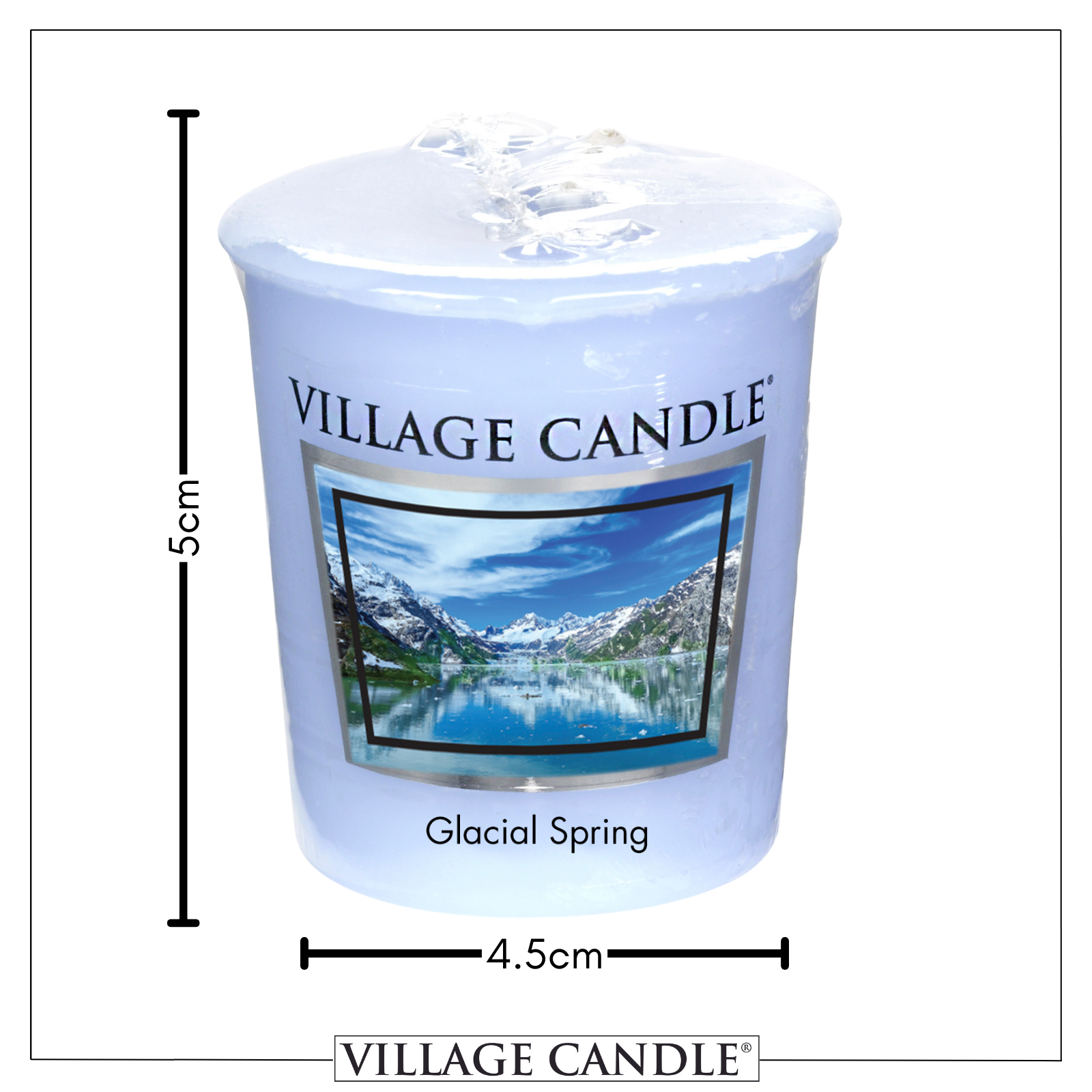 Village Candle Votive - Glacial Spring