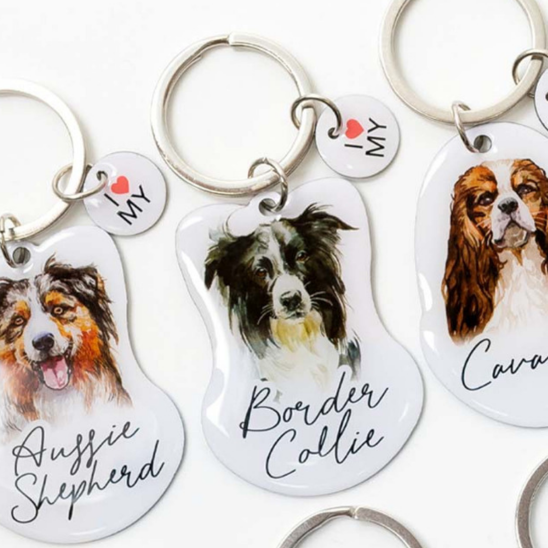 Splosh Pet Keyring - Border Collie