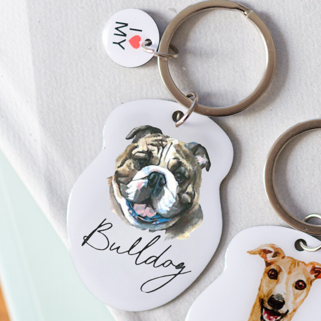 Splosh Pet Keyring - Bulldog