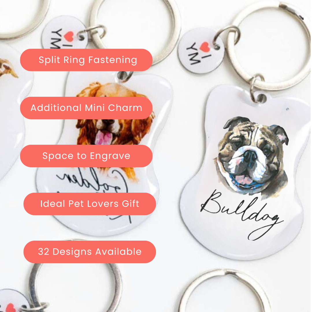 Splosh Pet Keyring - Bulldog