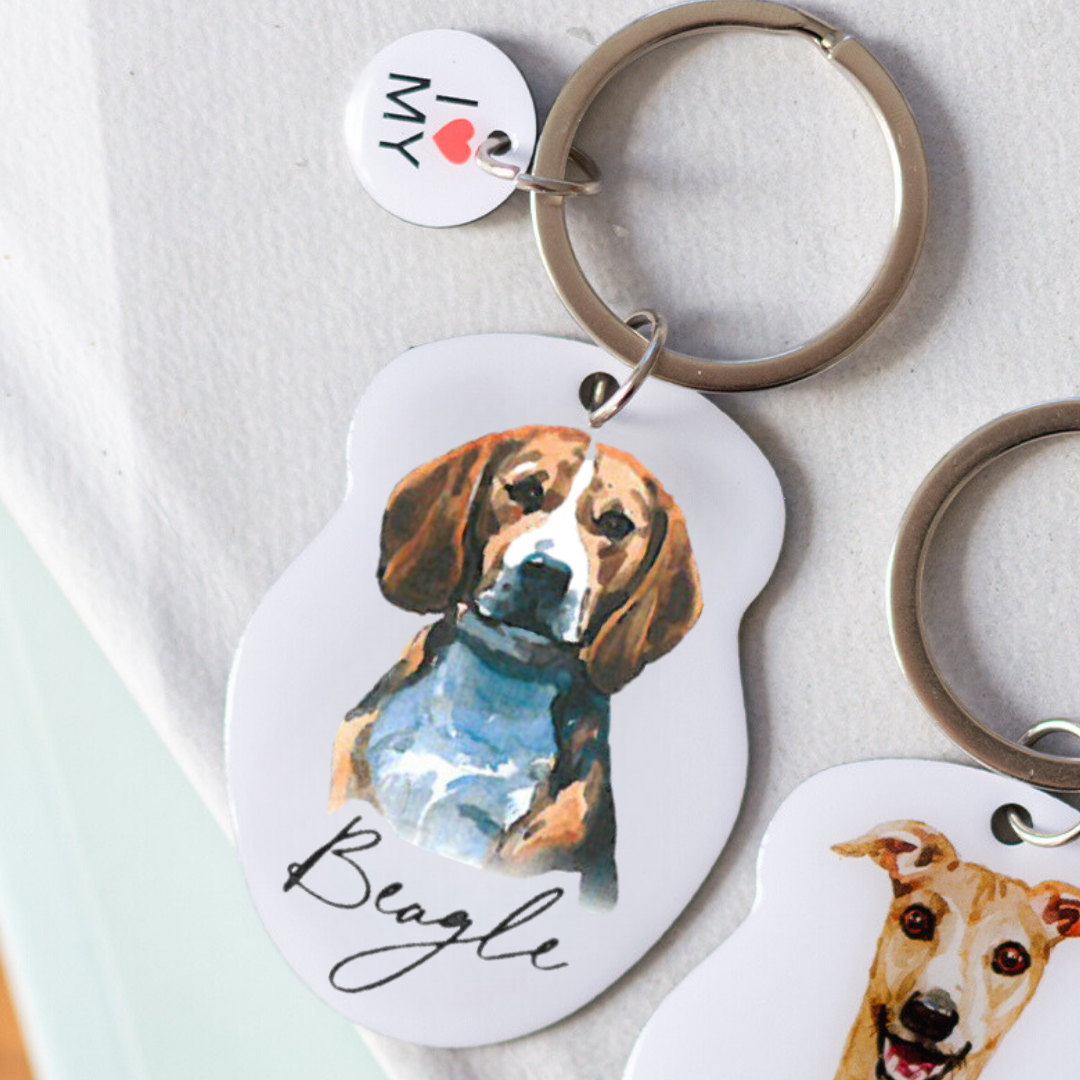 Splosh Pet Keyring - Beagle