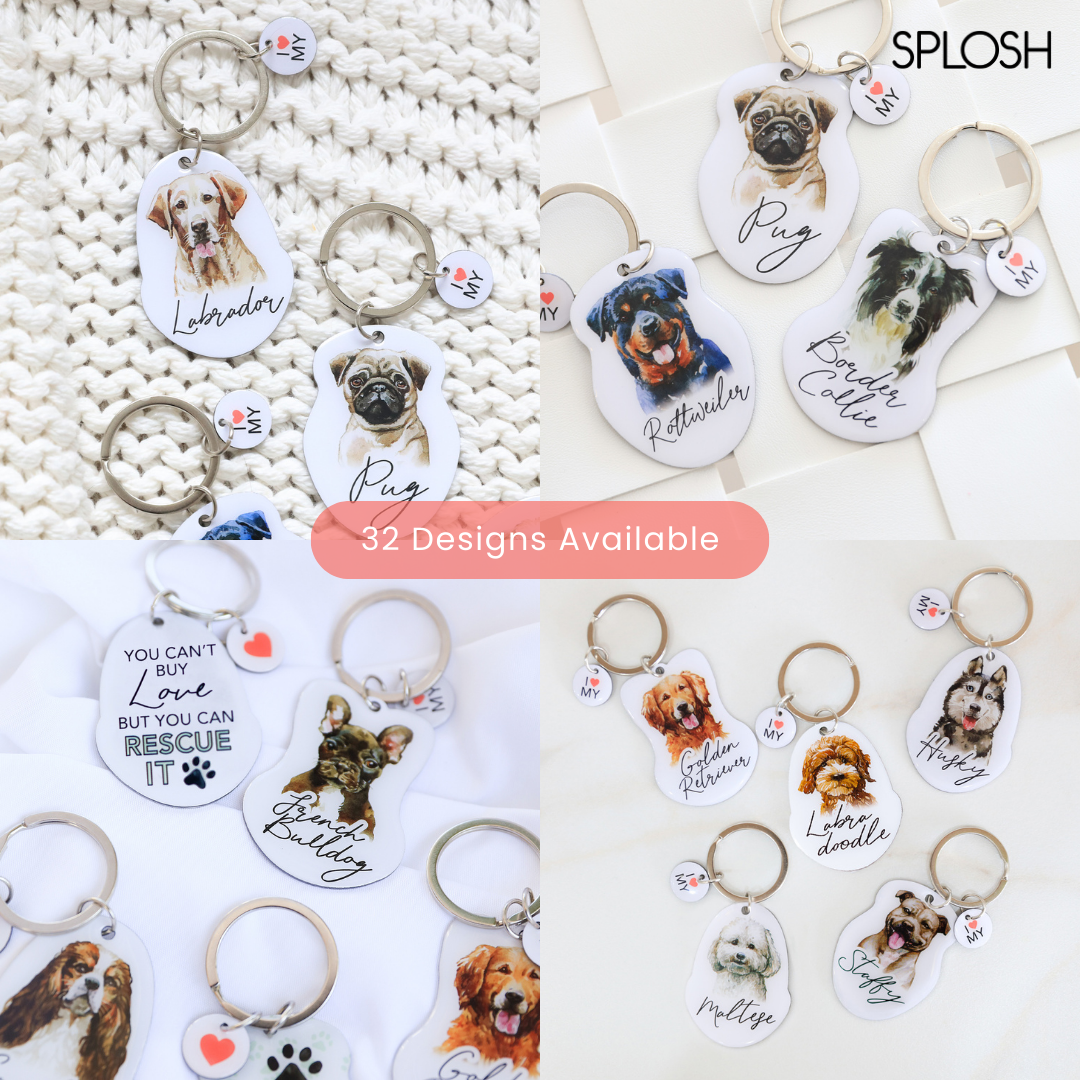 Splosh Pet Keyring - Beagle