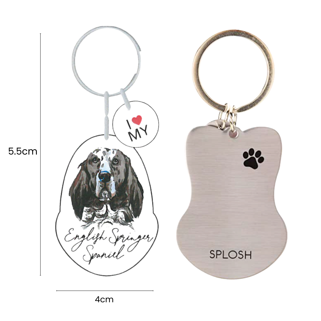 Splosh Pet Keyring - English Springer Spaniel