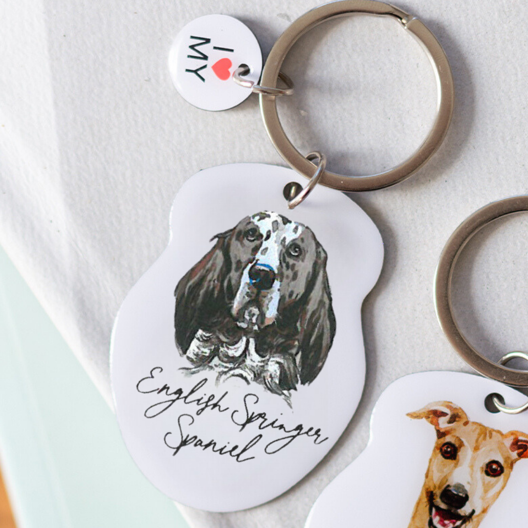 Splosh Pet Keyring - English Springer Spaniel