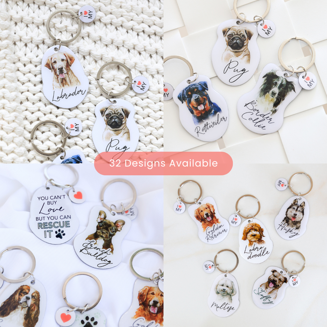 Splosh Pet Keyring - Border Collie