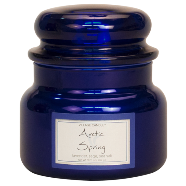 Village Candle Metallic Small Jar - Arctic Spring