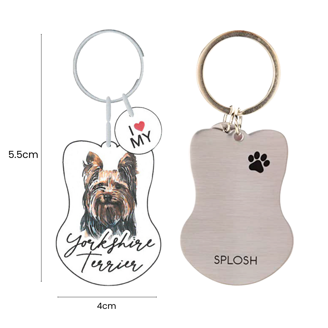 Splosh Pet Keyring - Yorkshire Terrier