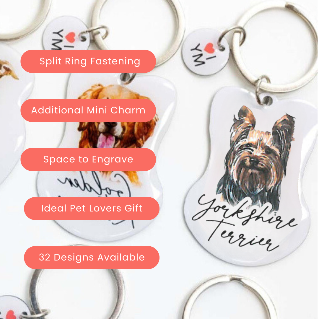 Splosh Pet Keyring - Yorkshire Terrier