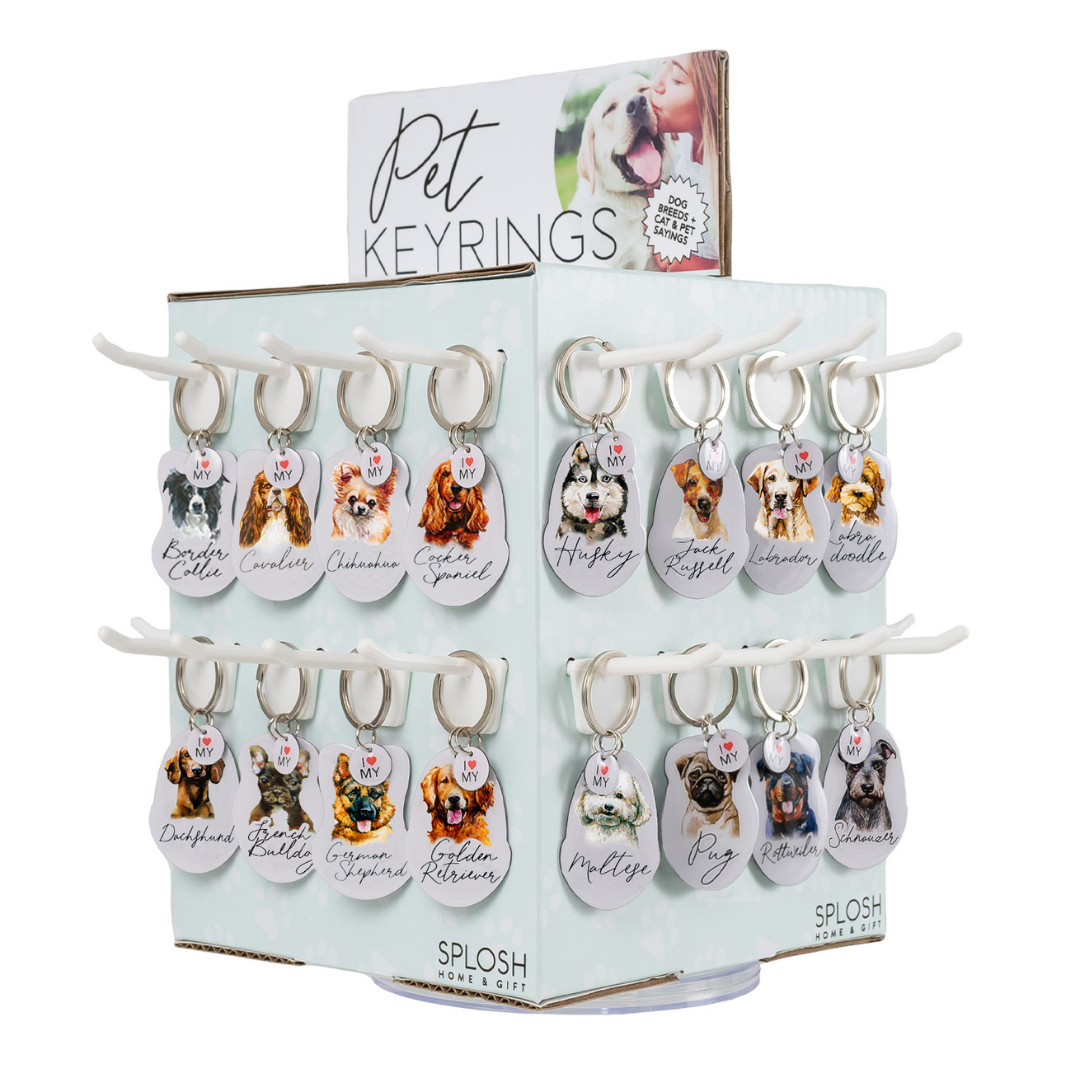 Splosh Pet Keyring - Border Collie