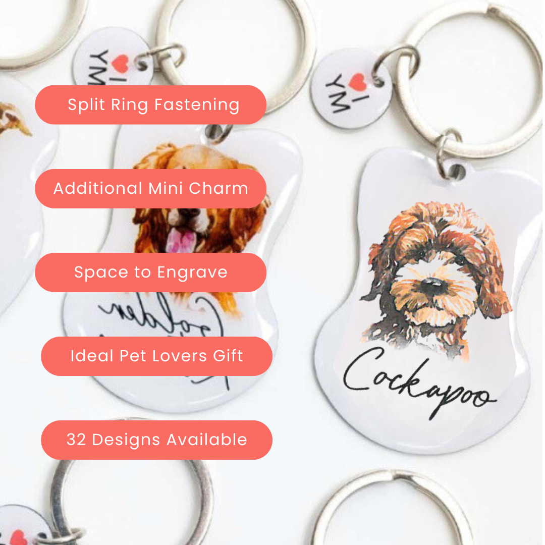 Splosh Pet Keyring - Cockapoo