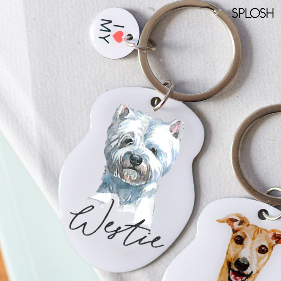 Splosh Pet Keyring - Westie