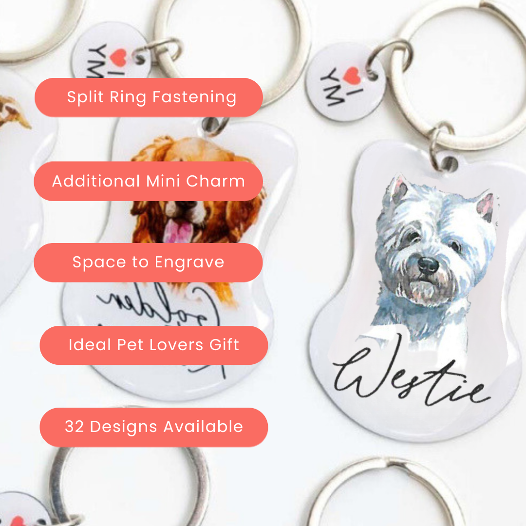 Splosh Pet Keyring - Westie