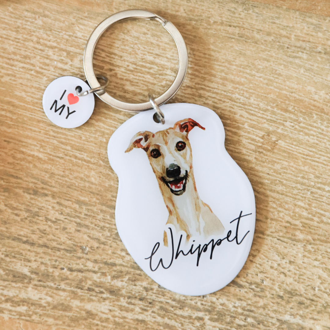 Splosh Pet Keyring - Whippet