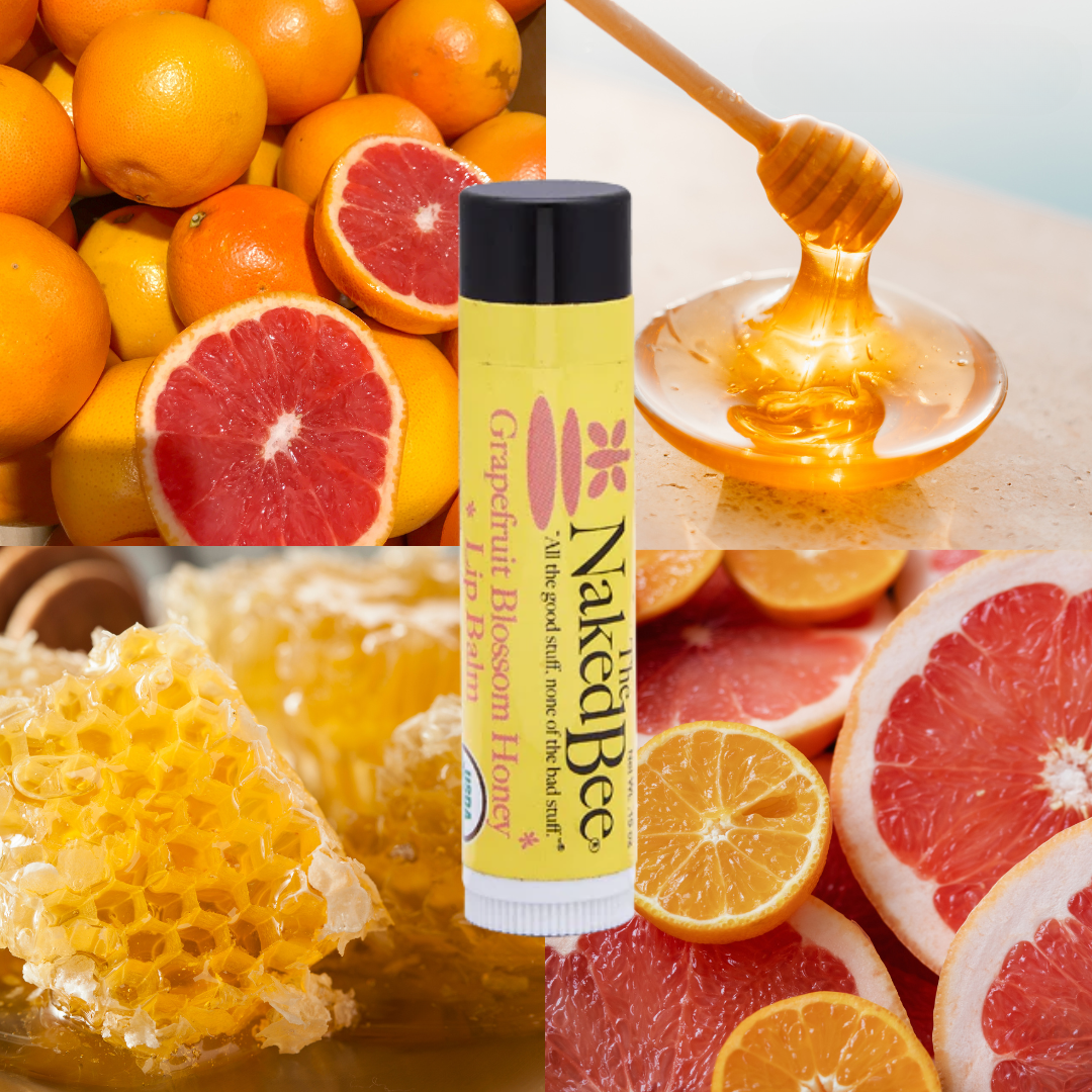 The Naked Bee - Organic Lip Balm - Grapefruit Blossom Honey