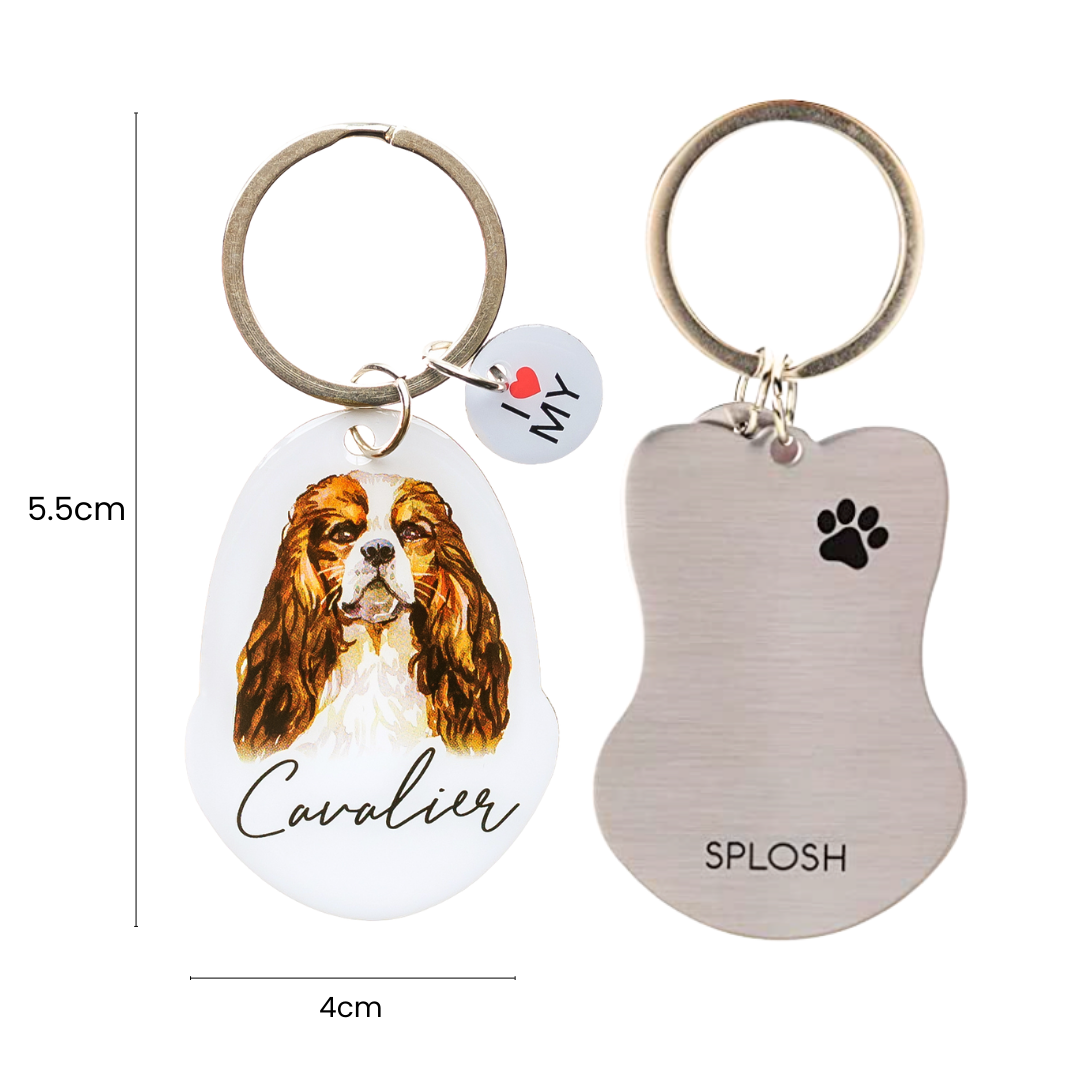 Splosh Pet Keyring - Cavalier