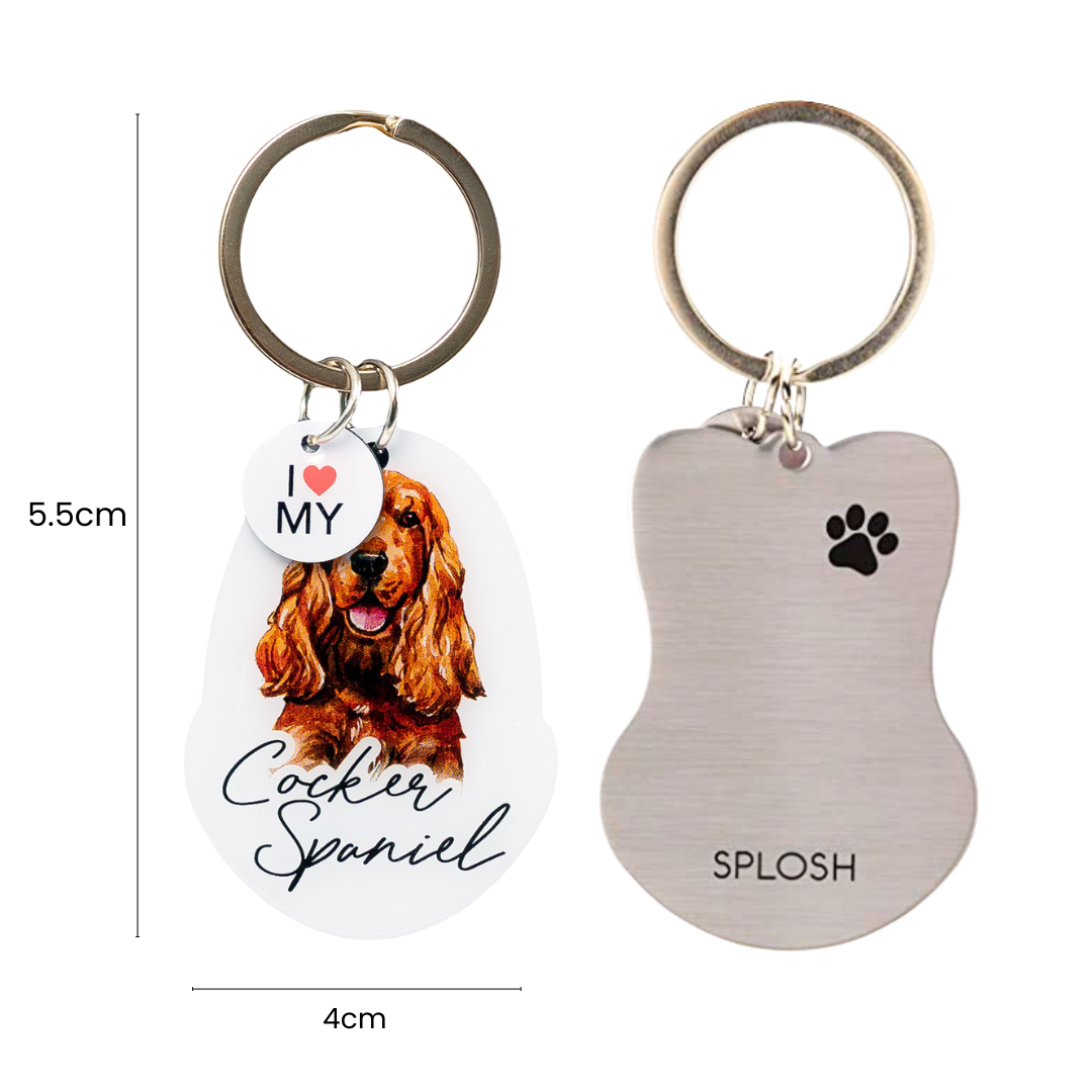 Splosh Pet Keyring - Cocker Spaniel