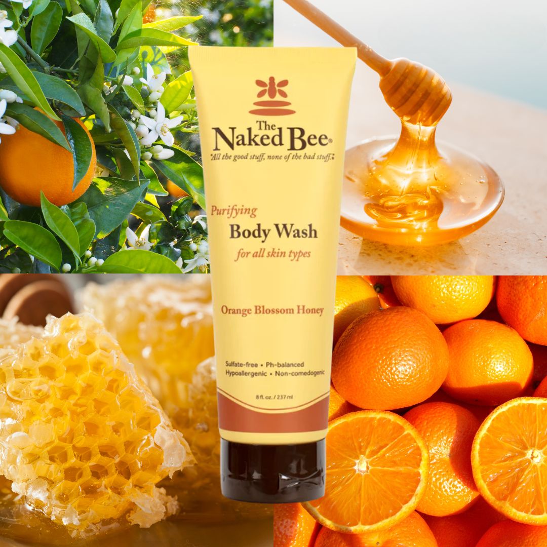 The Naked Bee - Orange Blossom & Honey Purifying Body Wash 8oz