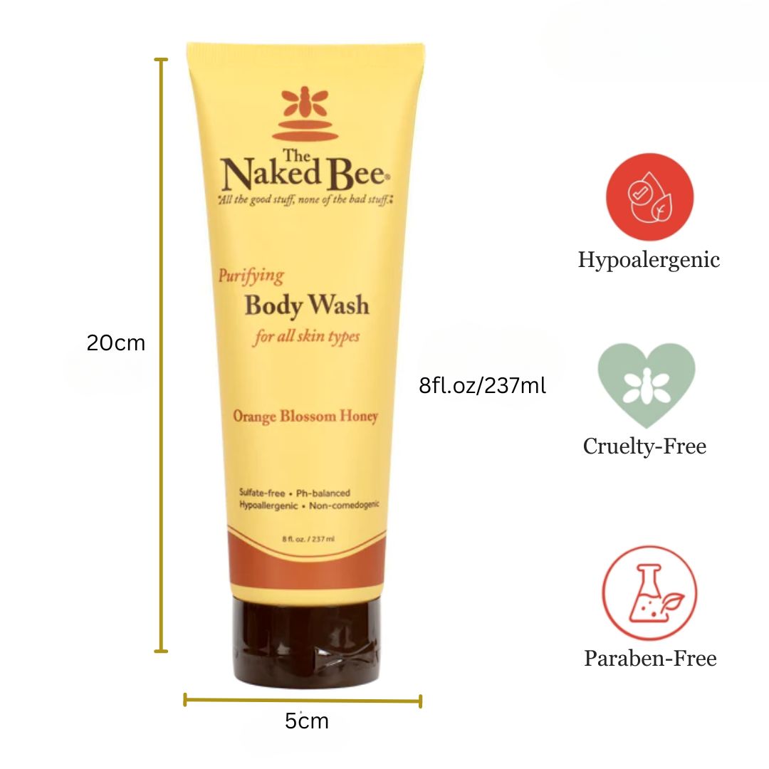 The Naked Bee - Orange Blossom & Honey Purifying Body Wash 8oz