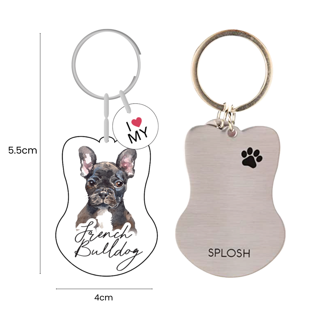 Splosh Pet Keyring - French Bulldog