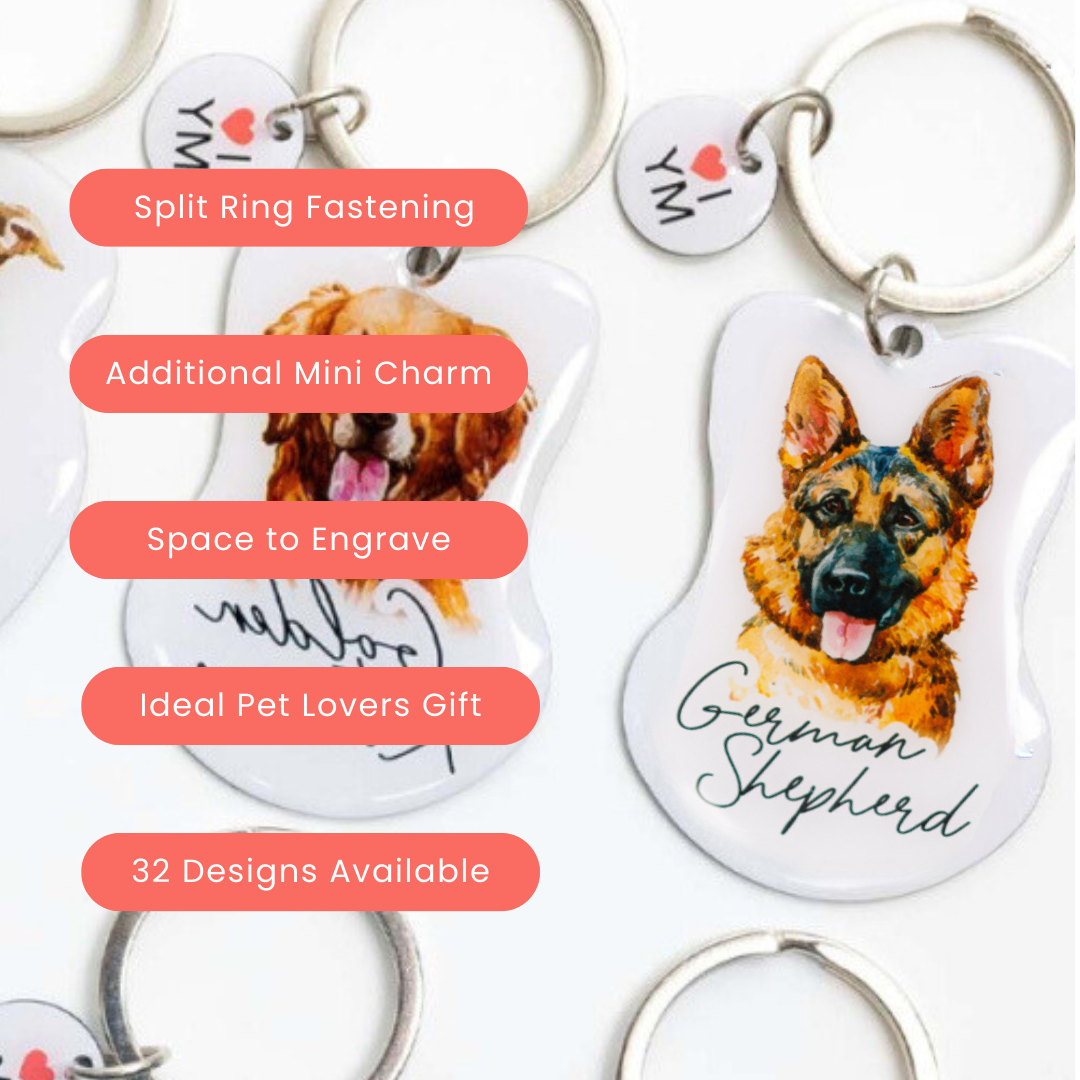 Splosh Pet Keyring - German Shepherd