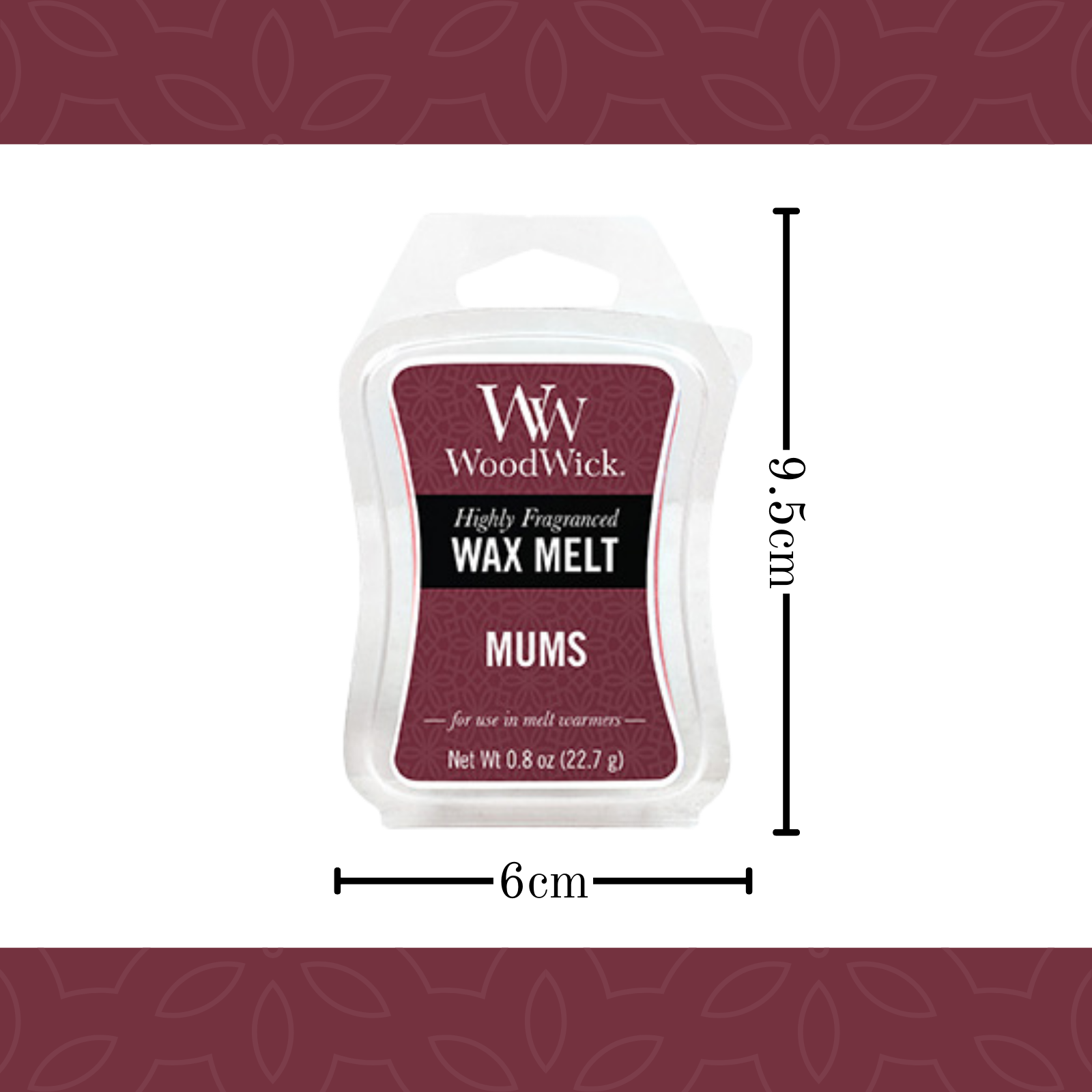 WoodWick Mini Hourglass Wax Melts - Mums