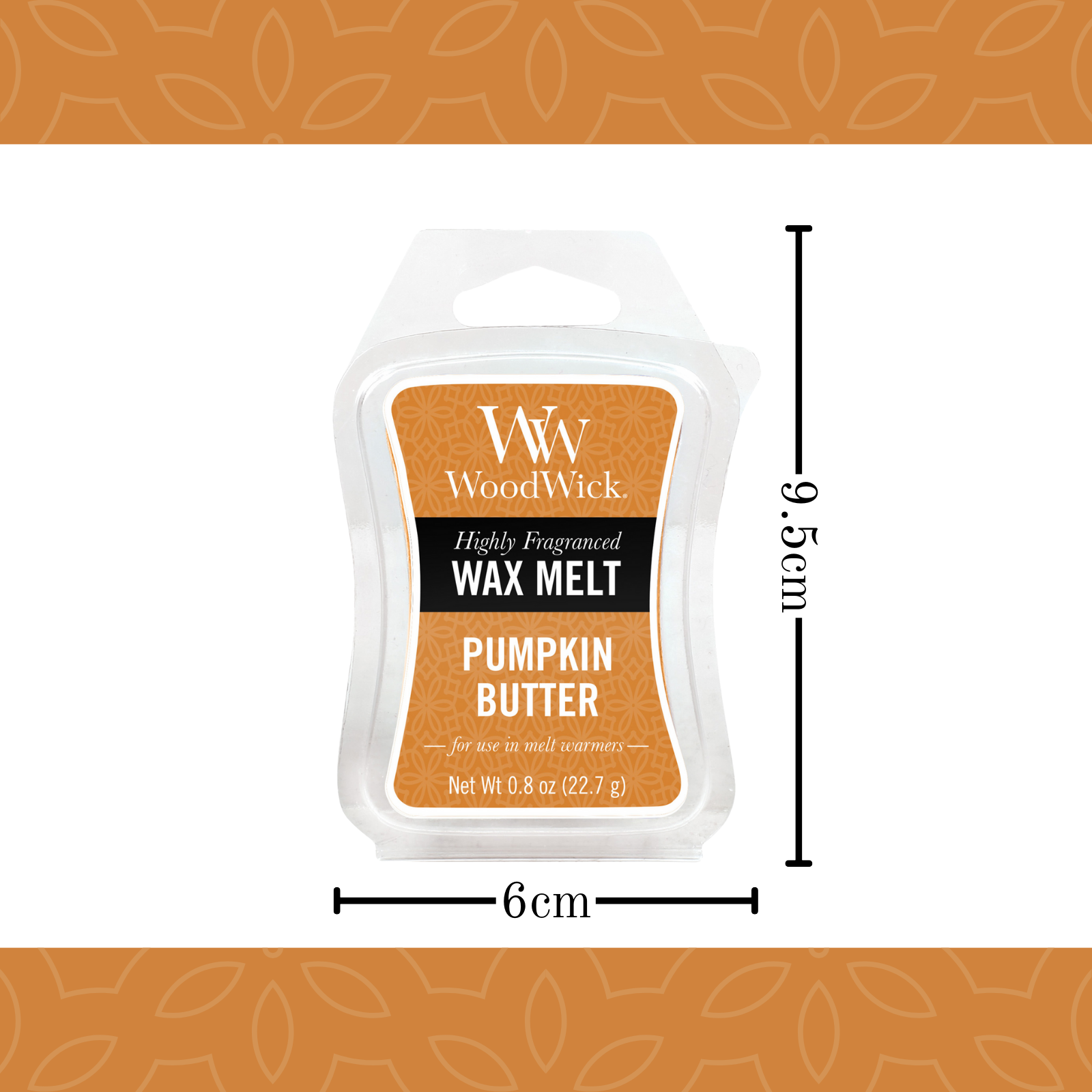 WoodWick Mini Hourglass Wax Melt - Pumpkin Butter