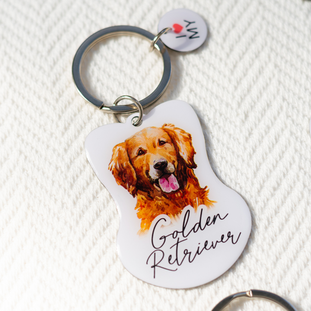 Splosh Pet Keyring - Golden Retriever