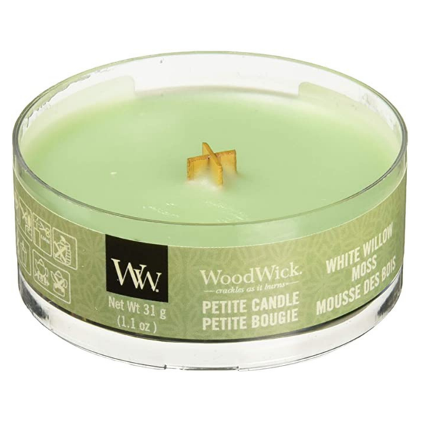 WoodWick Petite Candle - White Willow Moss