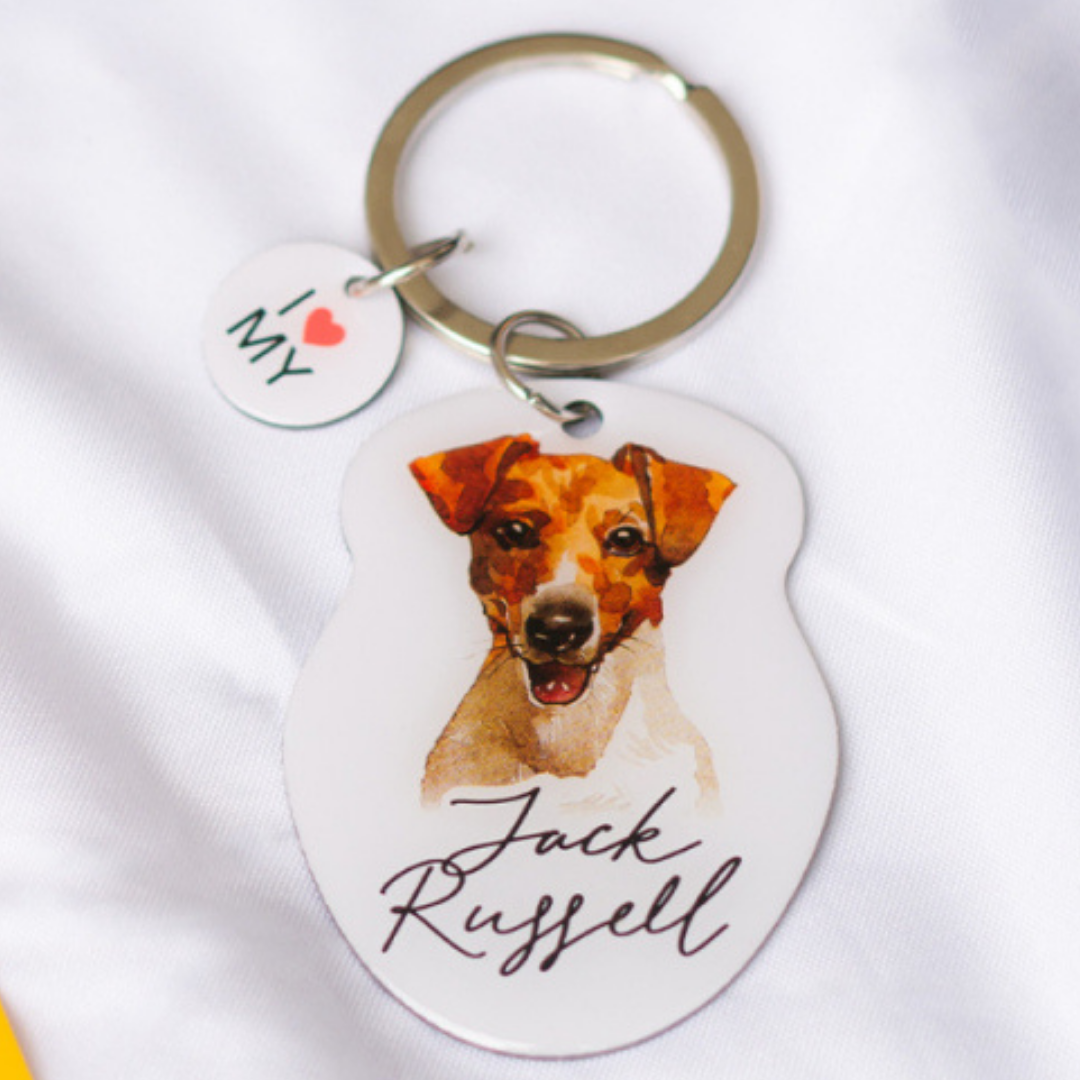 Splosh Pet Keyring - Jack Russell