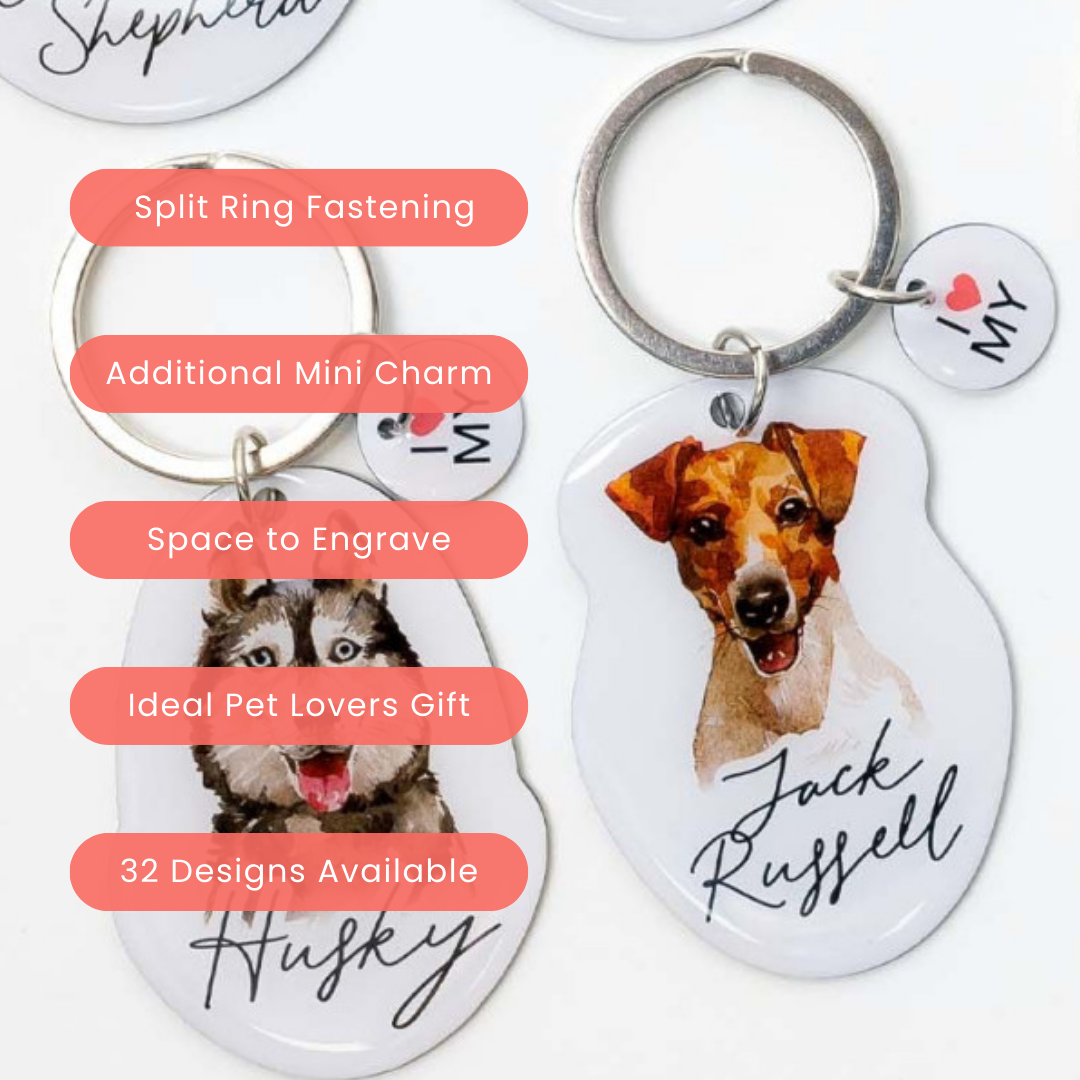 Splosh Pet Keyring - Jack Russell