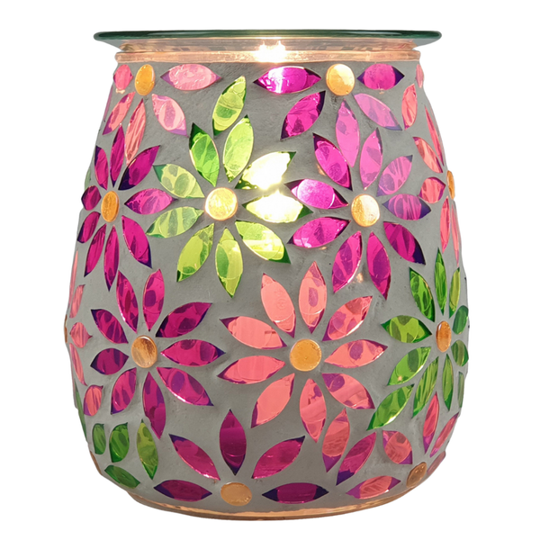 Cello - Electric Wax Burner - Mosaic Glass - Pretty Petals