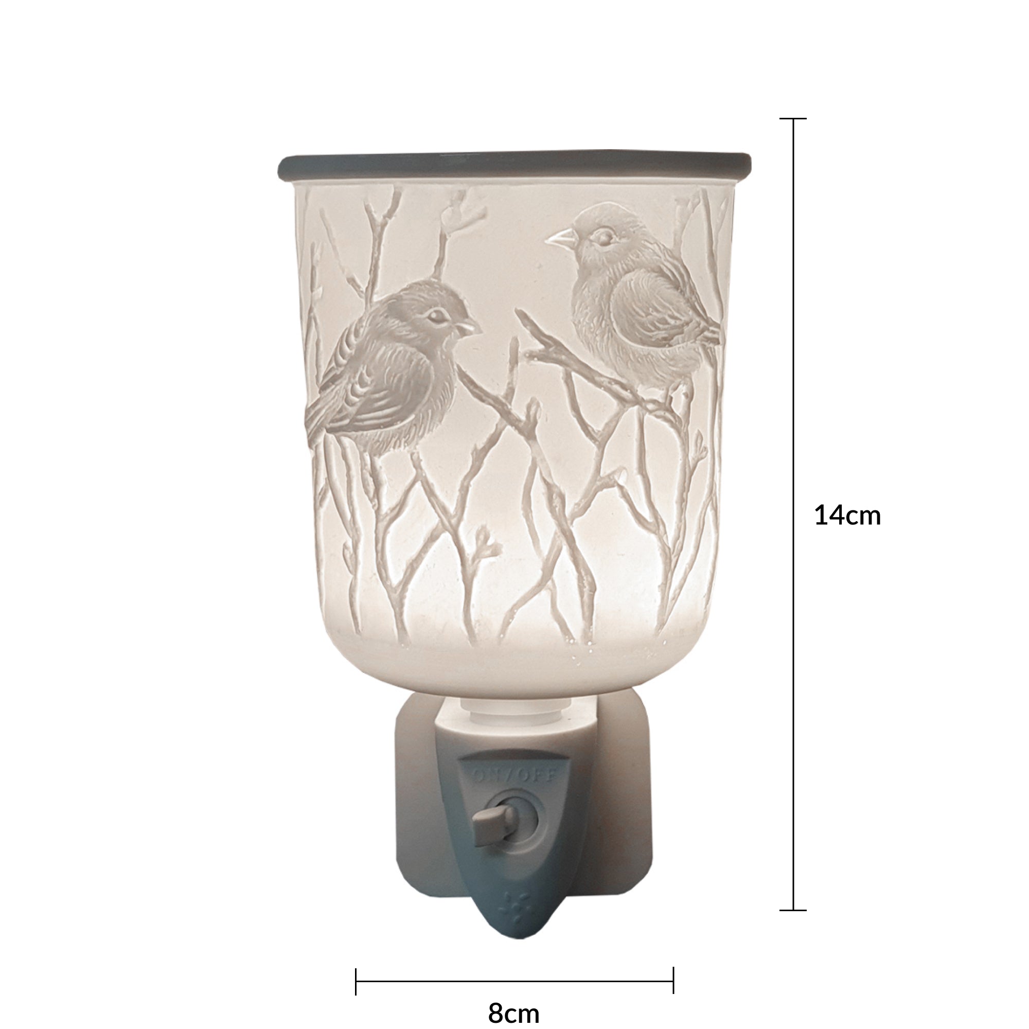 Cello - Porcelain Plug In Electric Wax Warmer - Bird