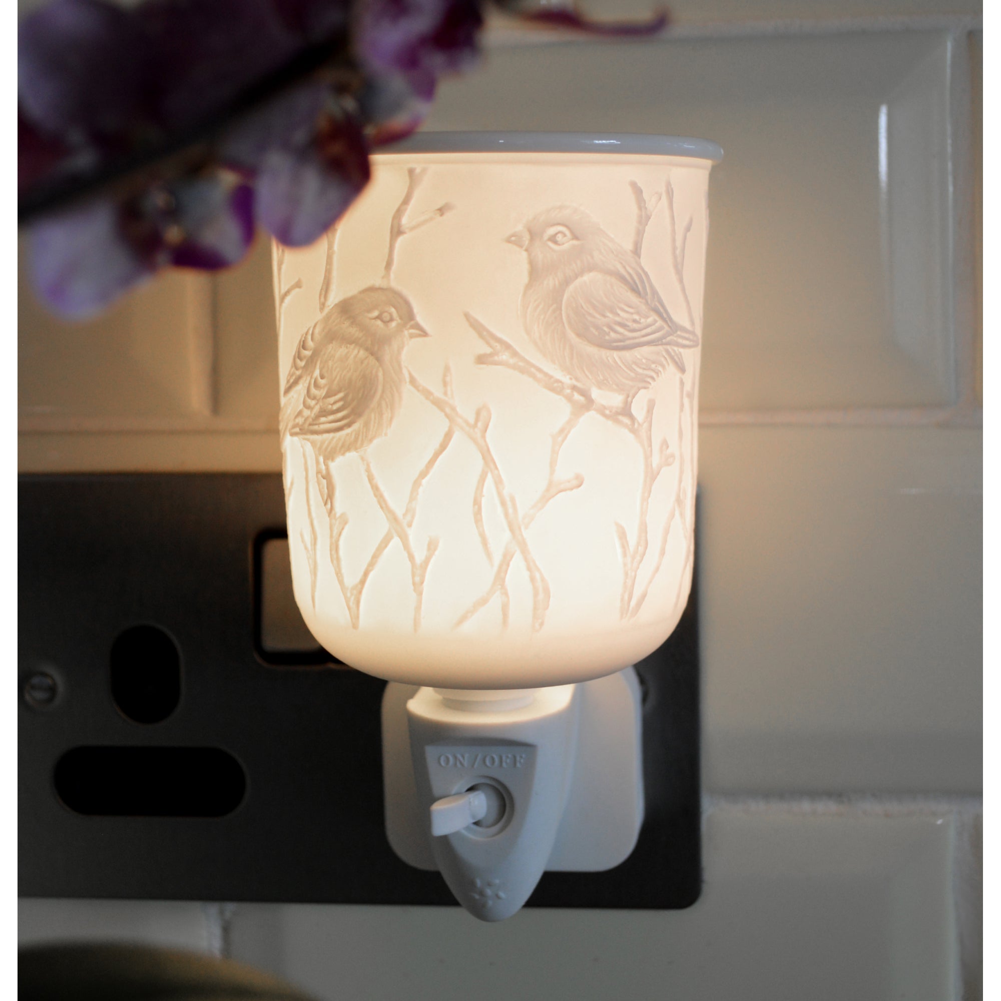 Cello - Porcelain Plug In Electric Wax Warmer - Bird