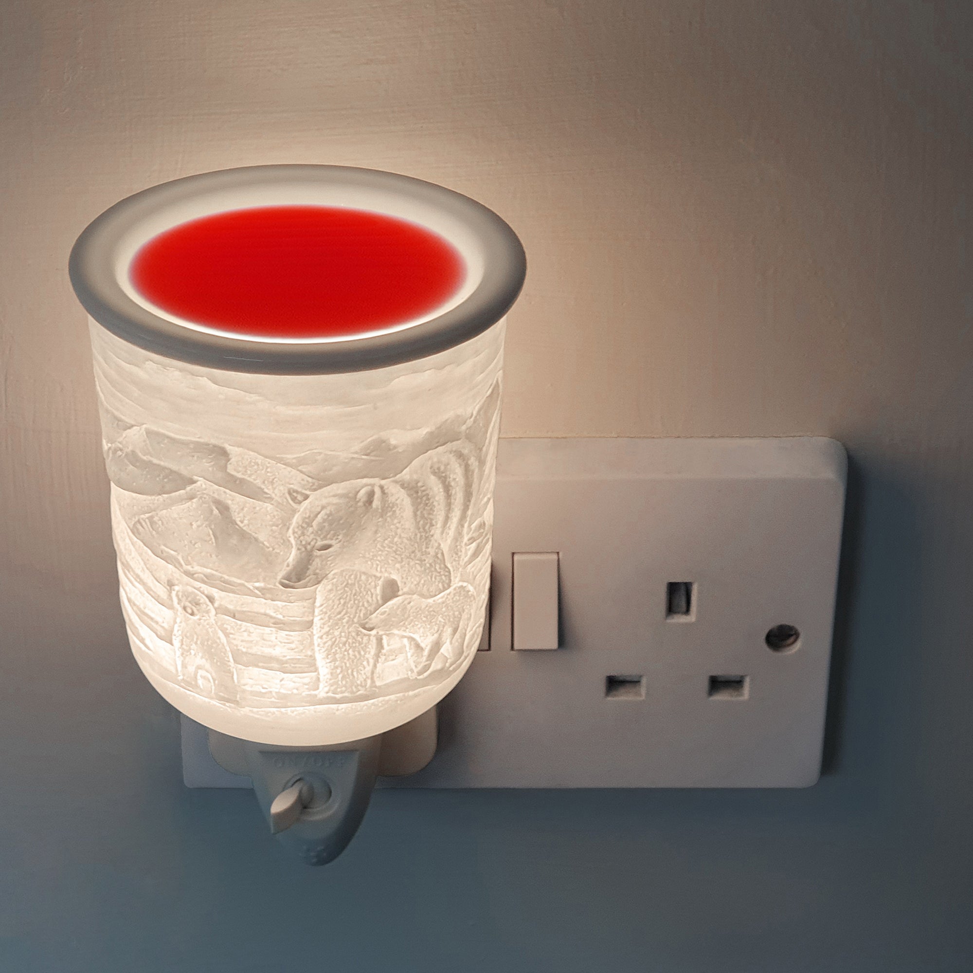 Cello - Porcelain Plug In Electric Warmer - Polar Bear