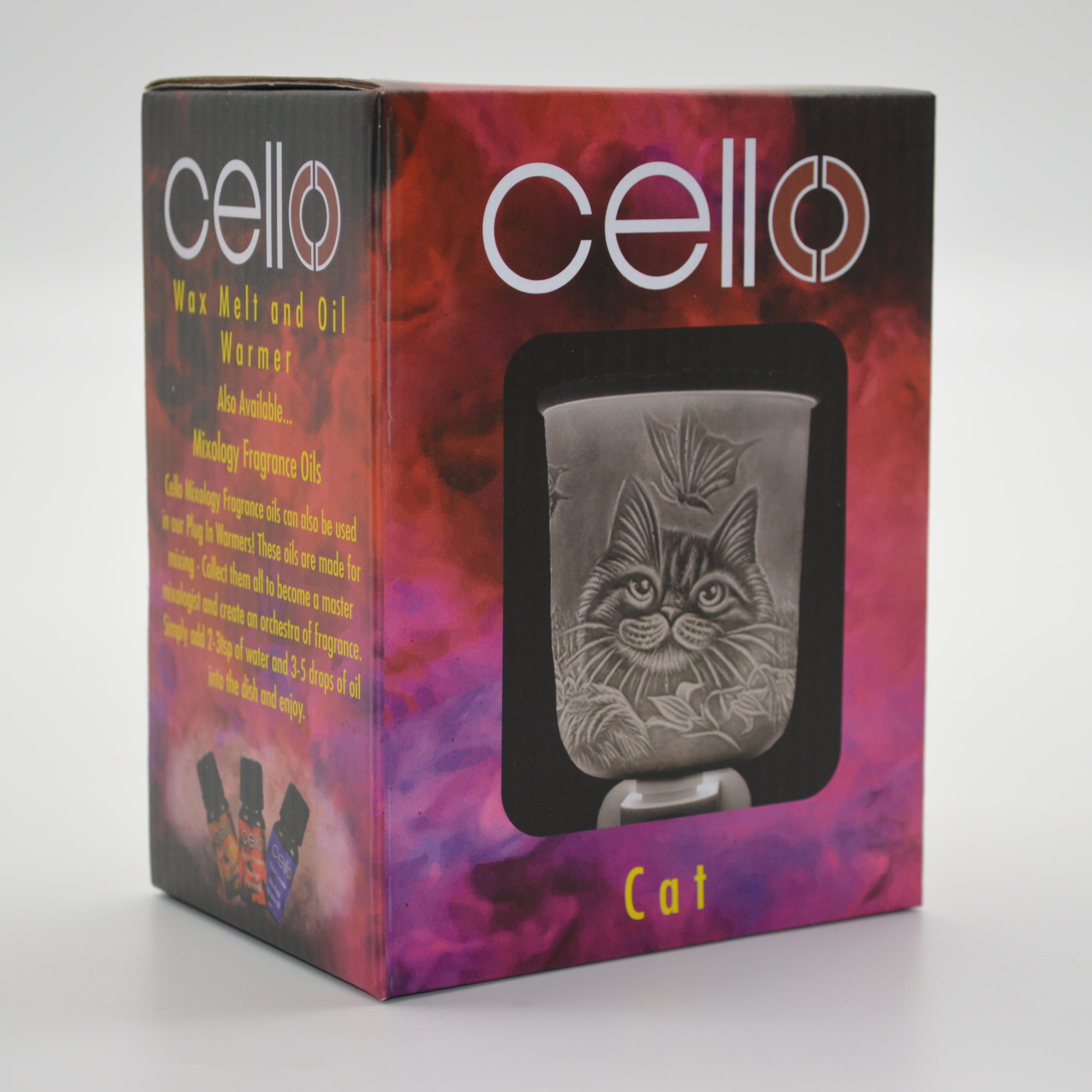 Cello - Porcelain Plug In Electric Melt Warmer - Cat