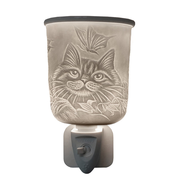 Cello - Porcelain Plug In Electric Melt Warmer - Cat