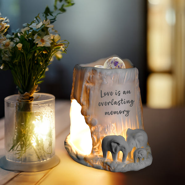 Cello - Elephant Tealight Burner - Love is an everlasting memory