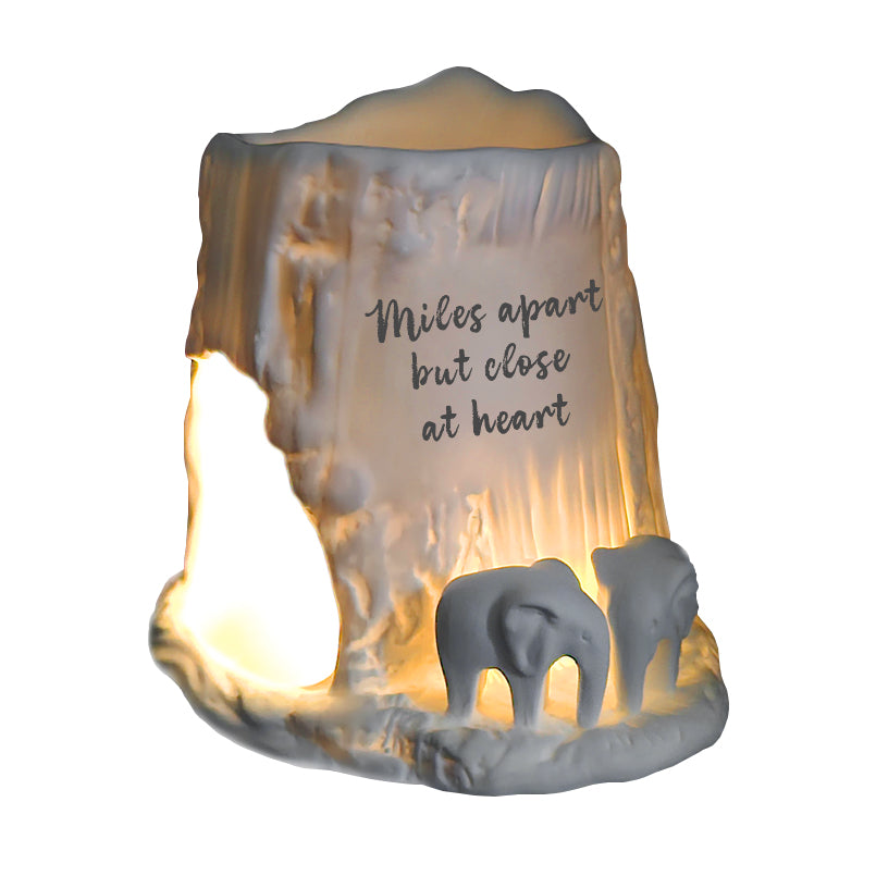 Cello - Elephant Tealight Burner - Miles apart but close at heart