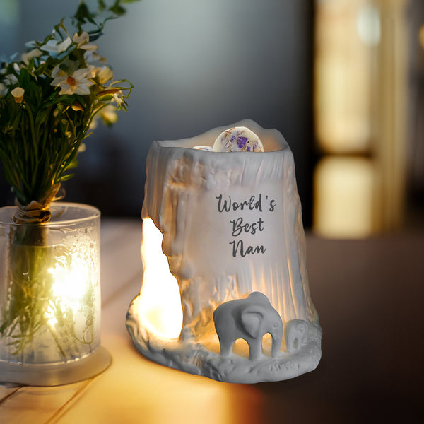 Cello - Elephant Tealight Burner - World's Best Nan