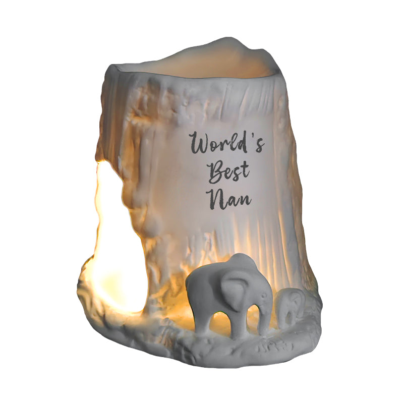 Cello - Elephant Tealight Burner - World's Best Nan