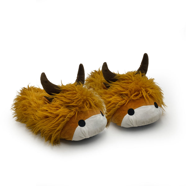 Baffies Krazy Kicks - Hamish The Highland Cow - Slippers