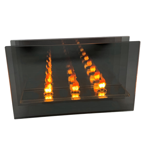 Gleneagles Smoke Trio Infinity Flame - LED USB Lamp