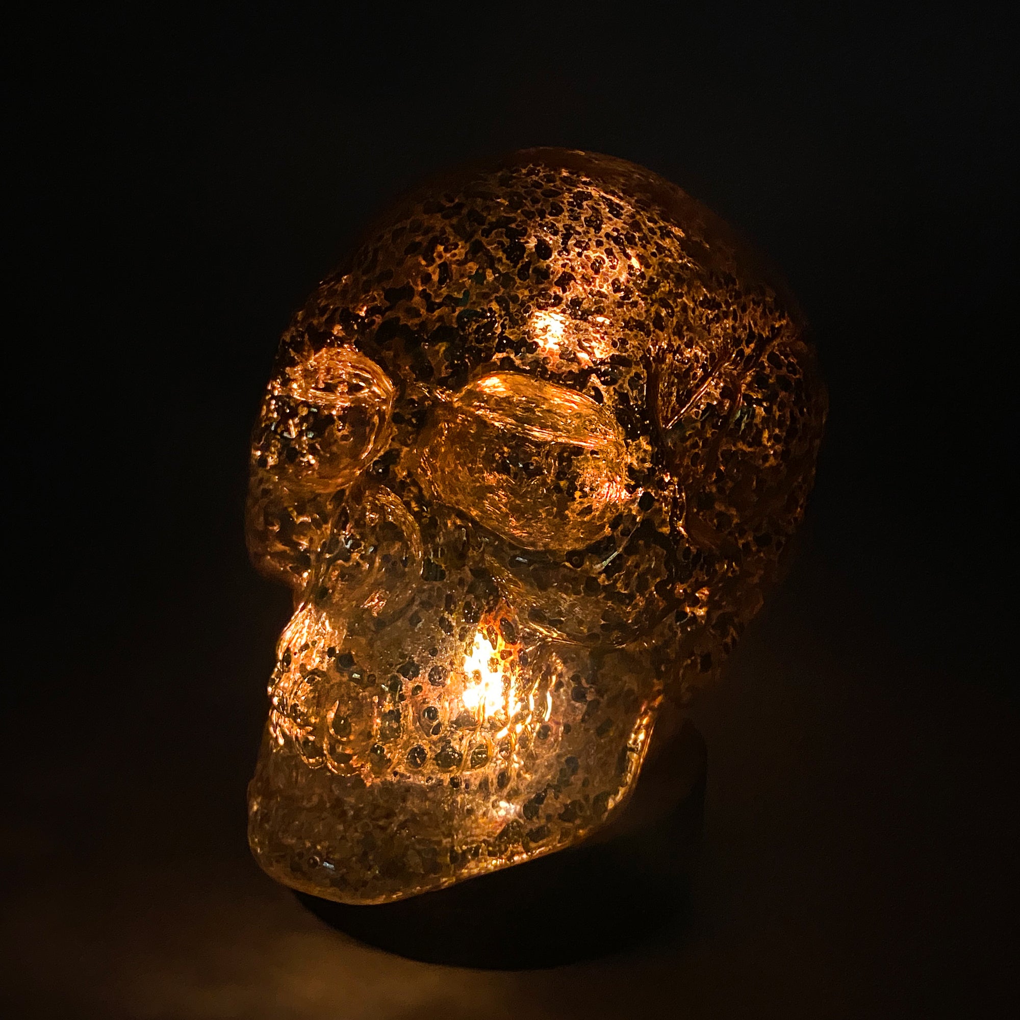 Gleneagles Flame Skull Large - LED USB Lamp