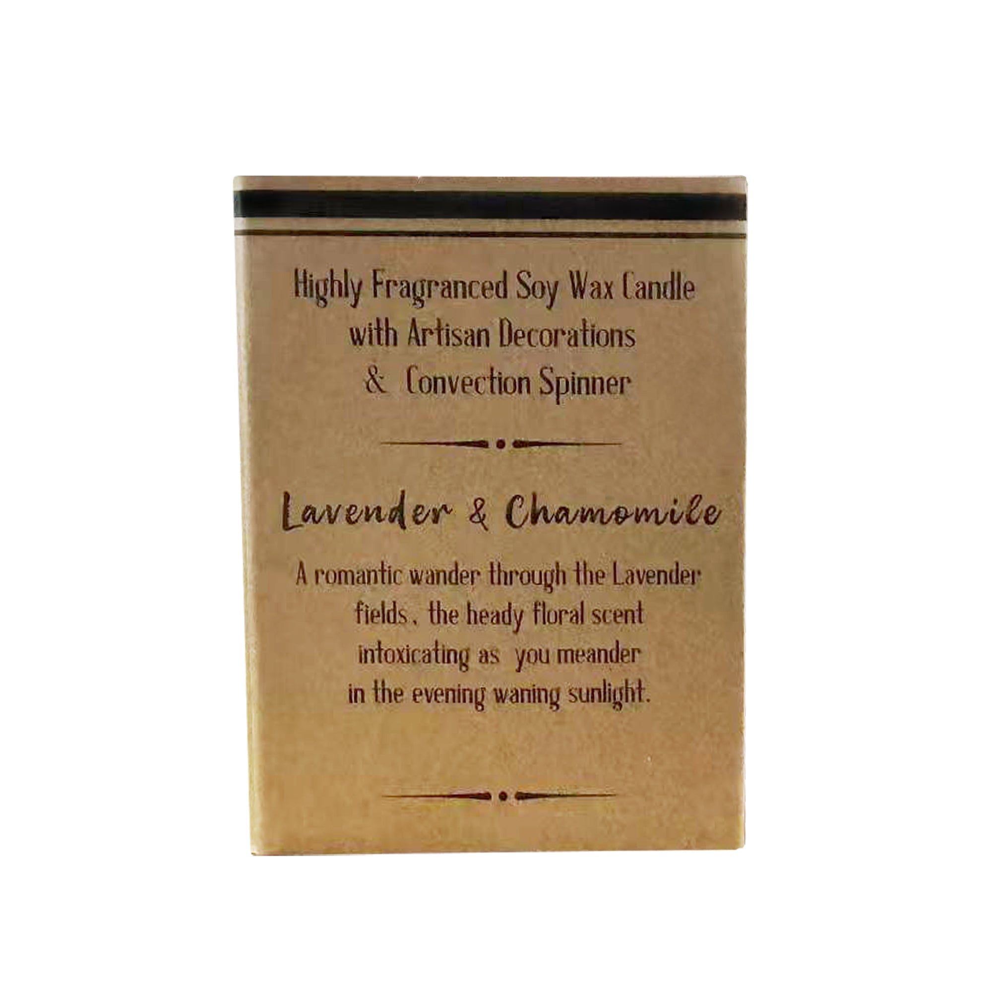 Cello - Naked Convection Spinner Candle 200g - Lavender & Chamomile