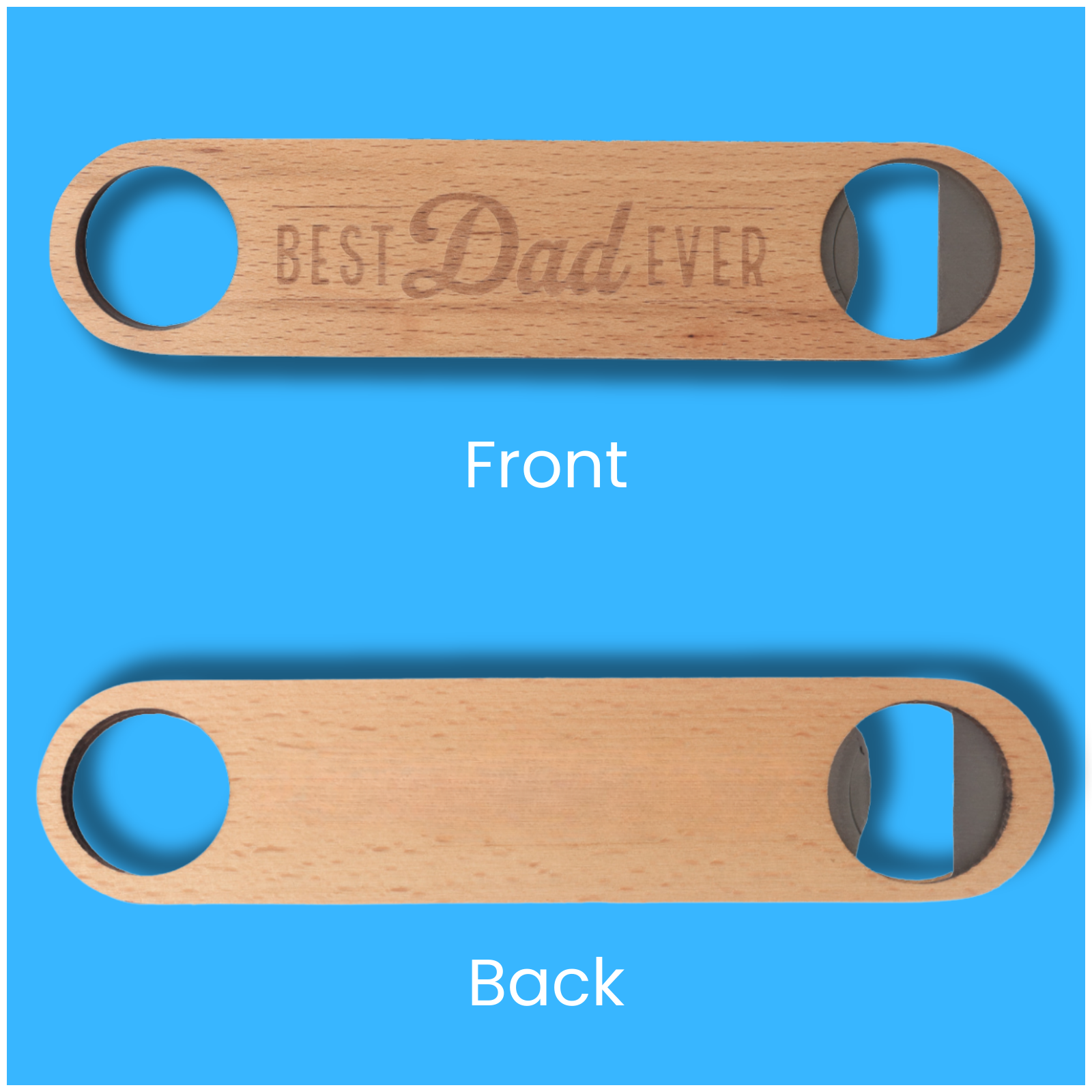 Splosh Wooden Bottle Opener - Best Dad Ever