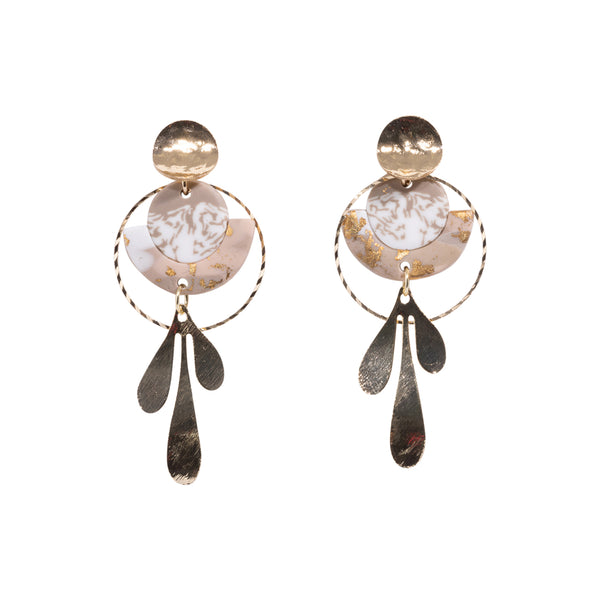 Splosh - Kiki Earrings - Gold Teardrop