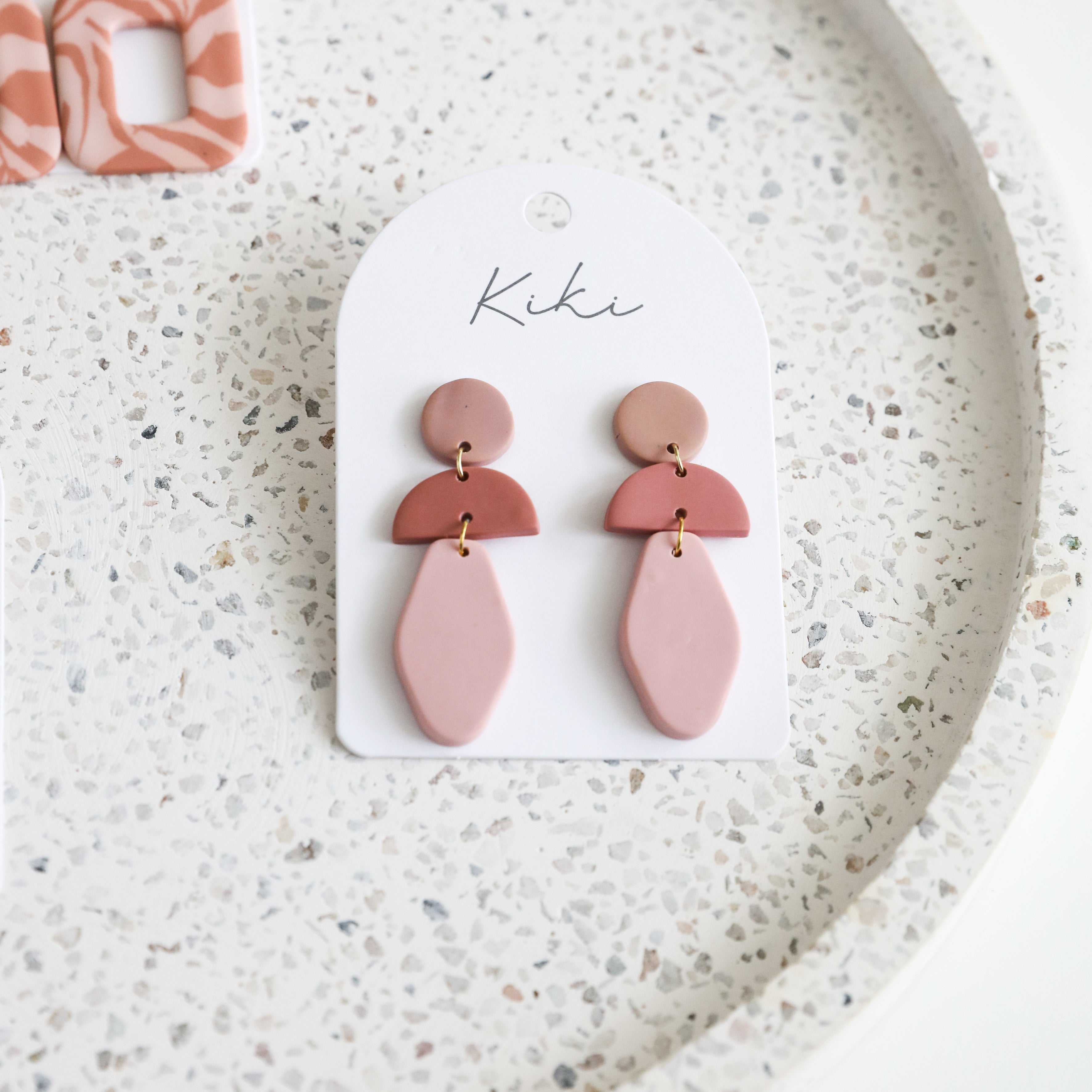 Splosh - Kiki Earrings - Pink Drop