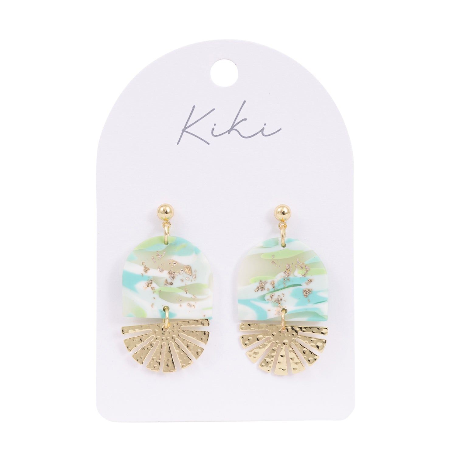 Splosh - Kiki Earrings - Aqua Shimmer